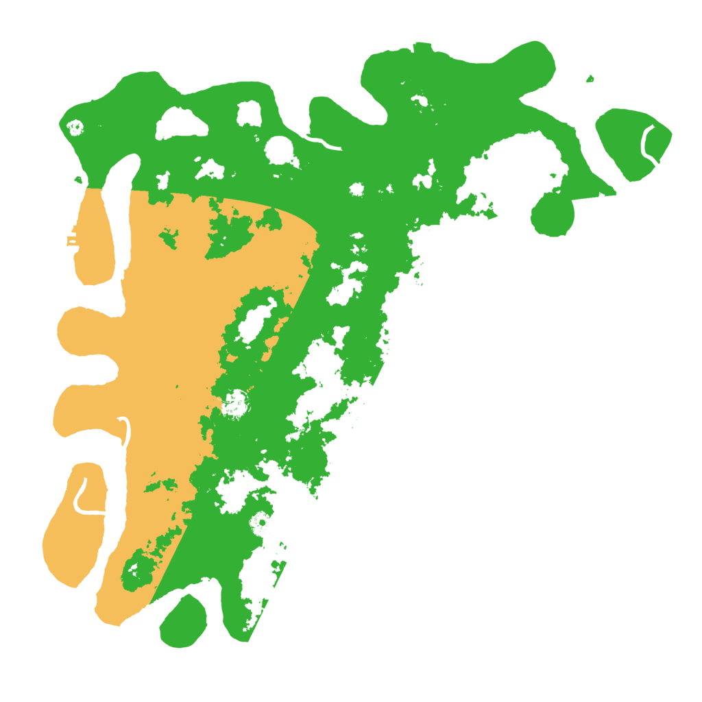 Biome Rust Map: Procedural Map, Size: 4500, Seed: 356945