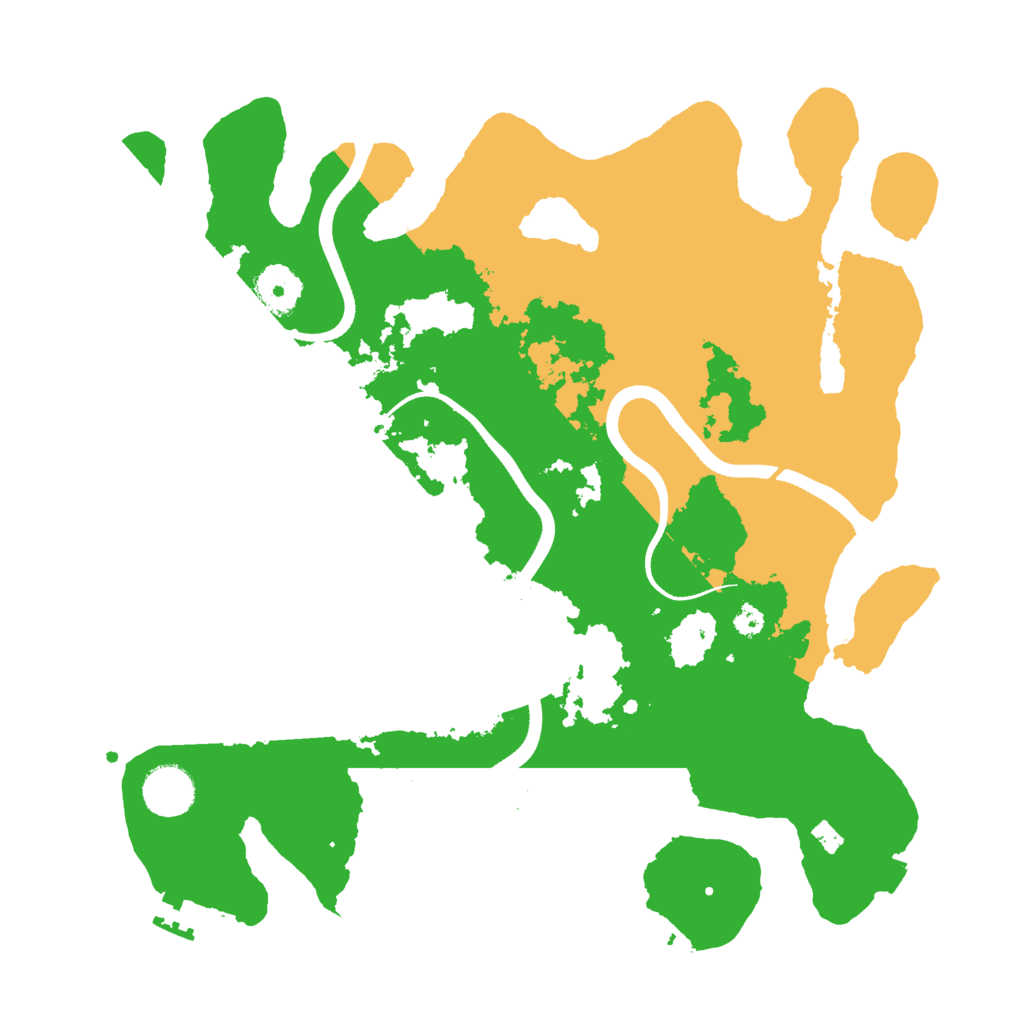 Biome Rust Map: Procedural Map, Size: 3500, Seed: 23482511