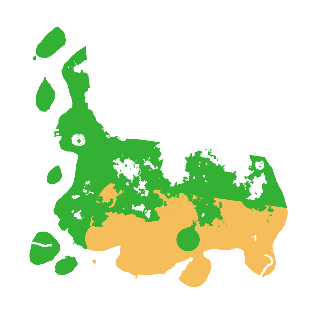 Biome Rust Map: Procedural Map, Size: 3600, Seed: 1606649890