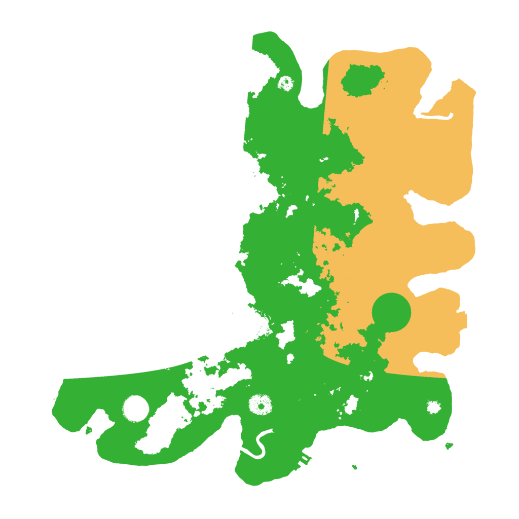 Biome Rust Map: Procedural Map, Size: 3500, Seed: 2138350833