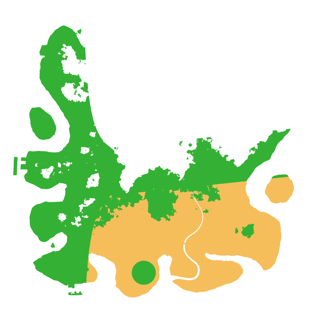 Biome Rust Map: Procedural Map, Size: 3500, Seed: 977593430