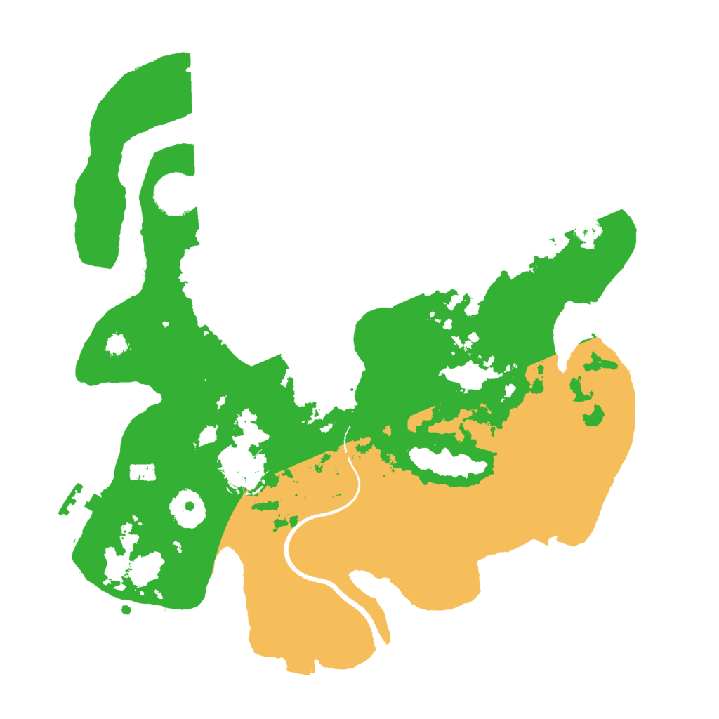 Biome Rust Map: Procedural Map, Size: 3000, Seed: 1609712366