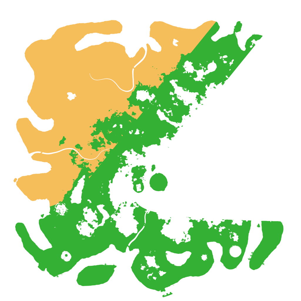 Biome Rust Map: Procedural Map, Size: 4500, Seed: 1825004690