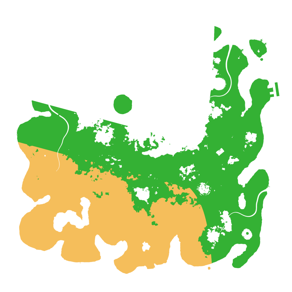 Biome Rust Map: Procedural Map, Size: 4250, Seed: 610920978