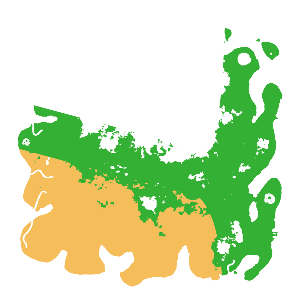 Biome Rust Map: Procedural Map, Size: 4250, Seed: 610920978