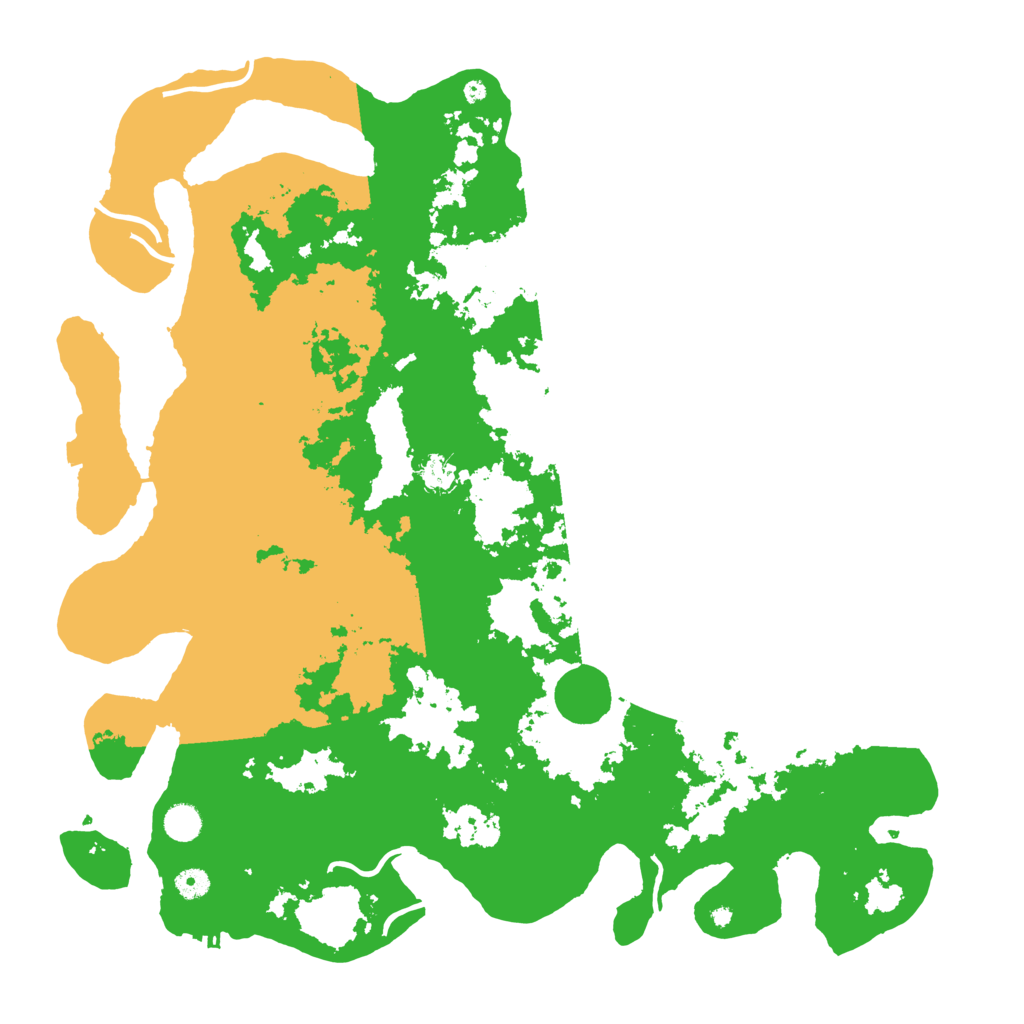 Biome Rust Map: Procedural Map, Size: 4800, Seed: 25032