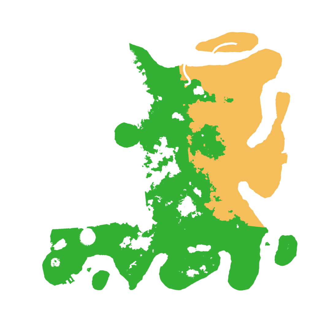 Biome Rust Map: Procedural Map, Size: 3500, Seed: 911252846