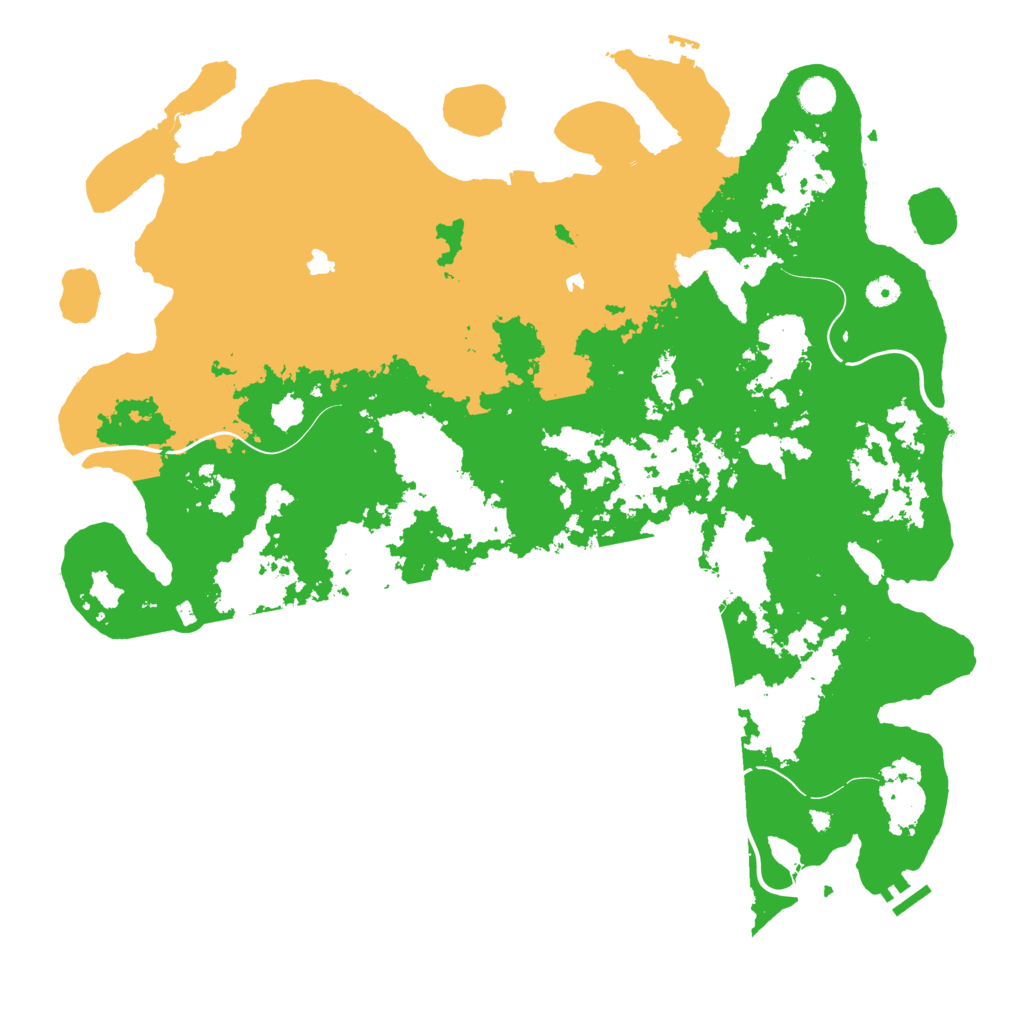 Biome Rust Map: Procedural Map, Size: 4800, Seed: 853378964