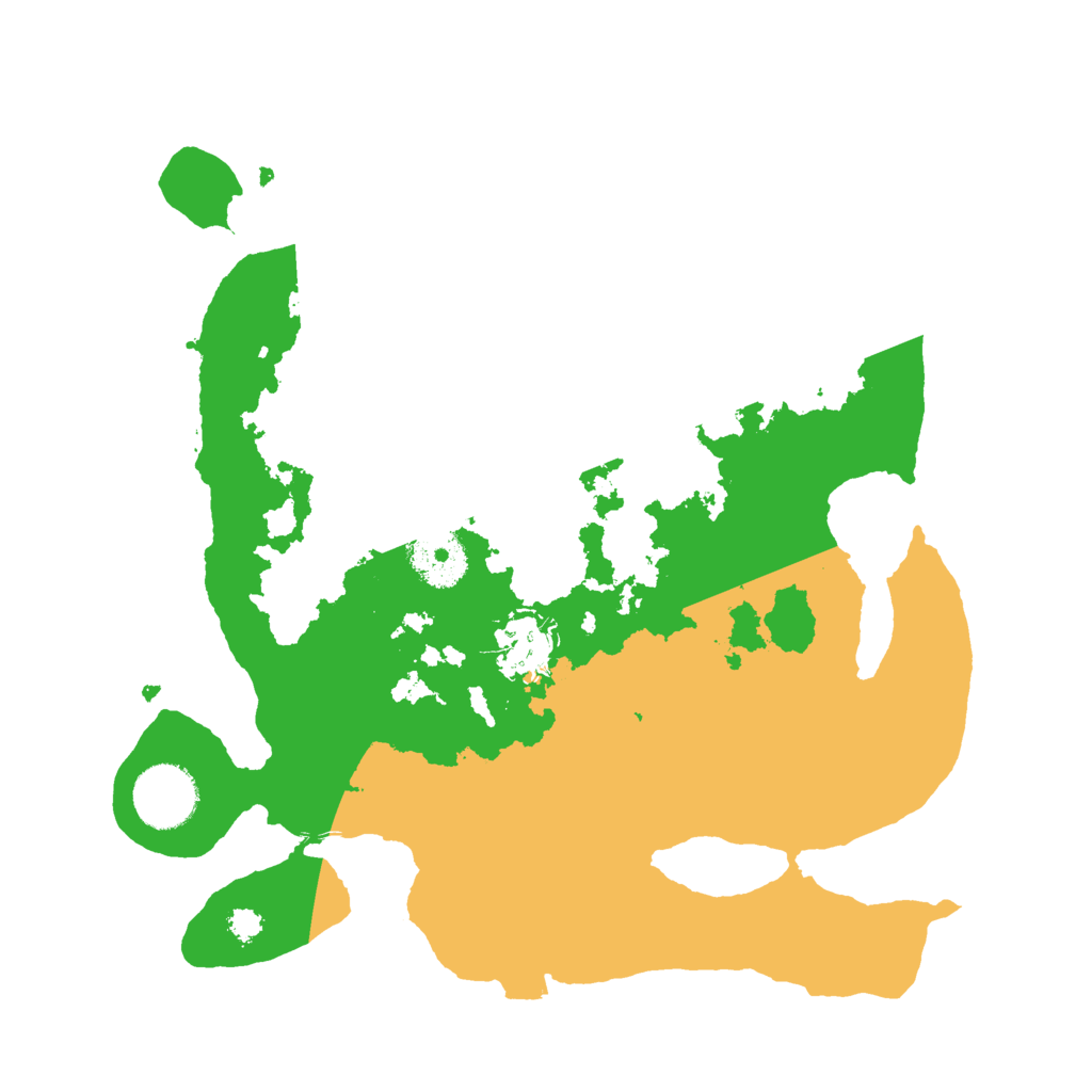 Biome Rust Map: Procedural Map, Size: 3000, Seed: 23866