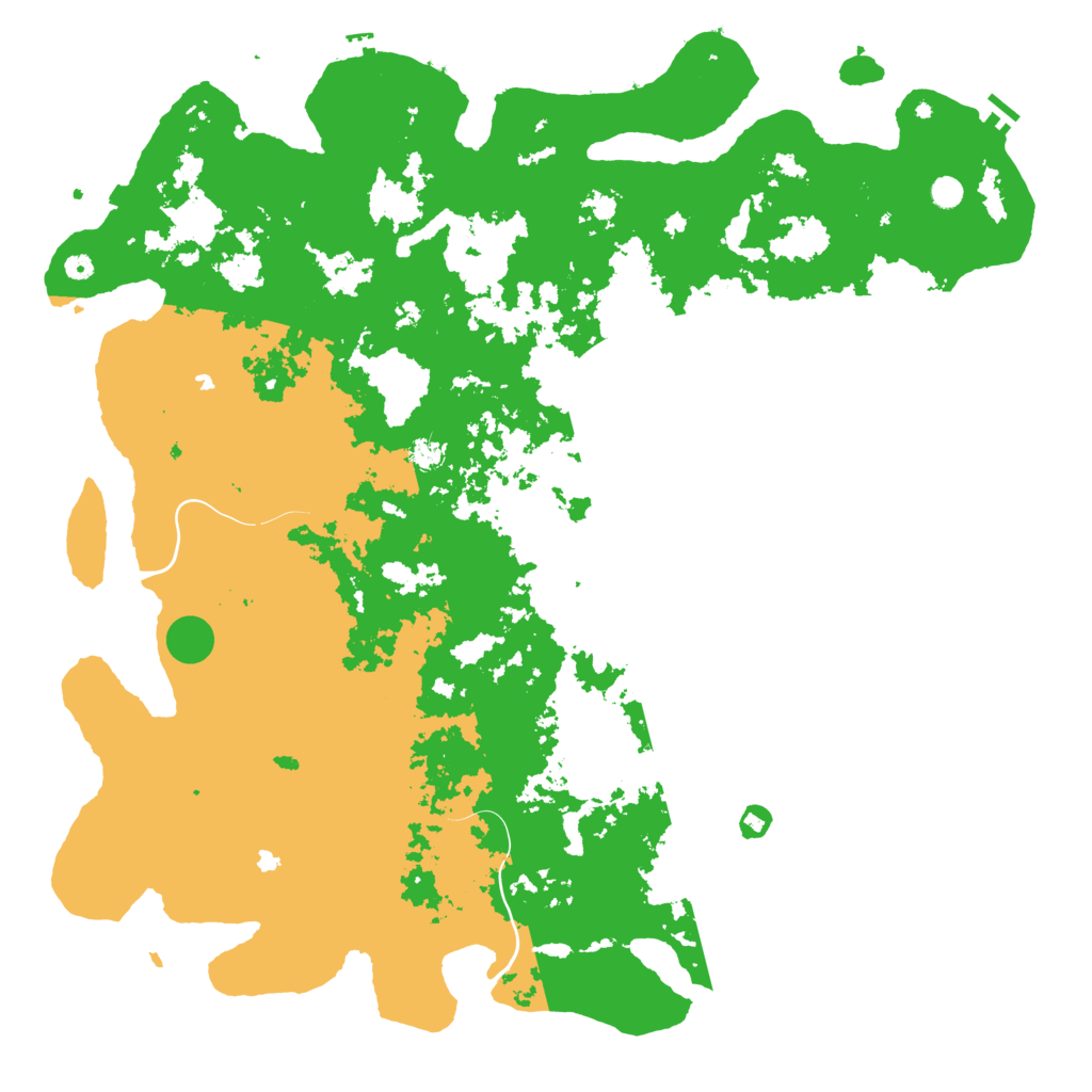 Biome Rust Map: Procedural Map, Size: 6000, Seed: 655442