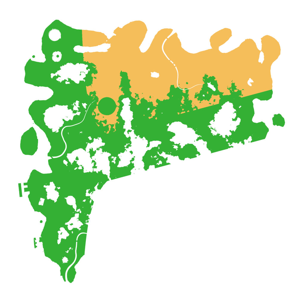 Biome Rust Map: Procedural Map, Size: 4500, Seed: 1580921996