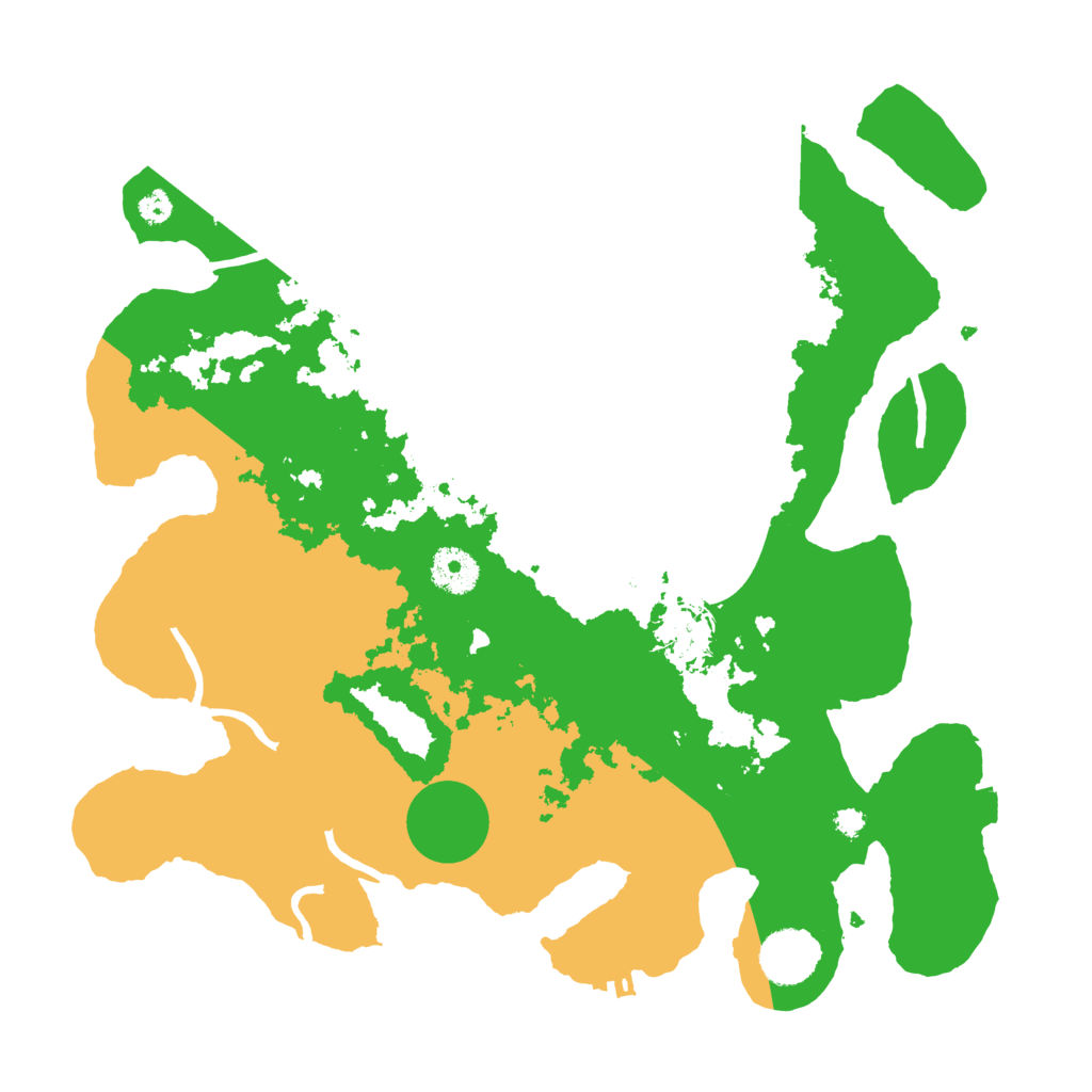 Biome Rust Map: Procedural Map, Size: 3500, Seed: 2033999689