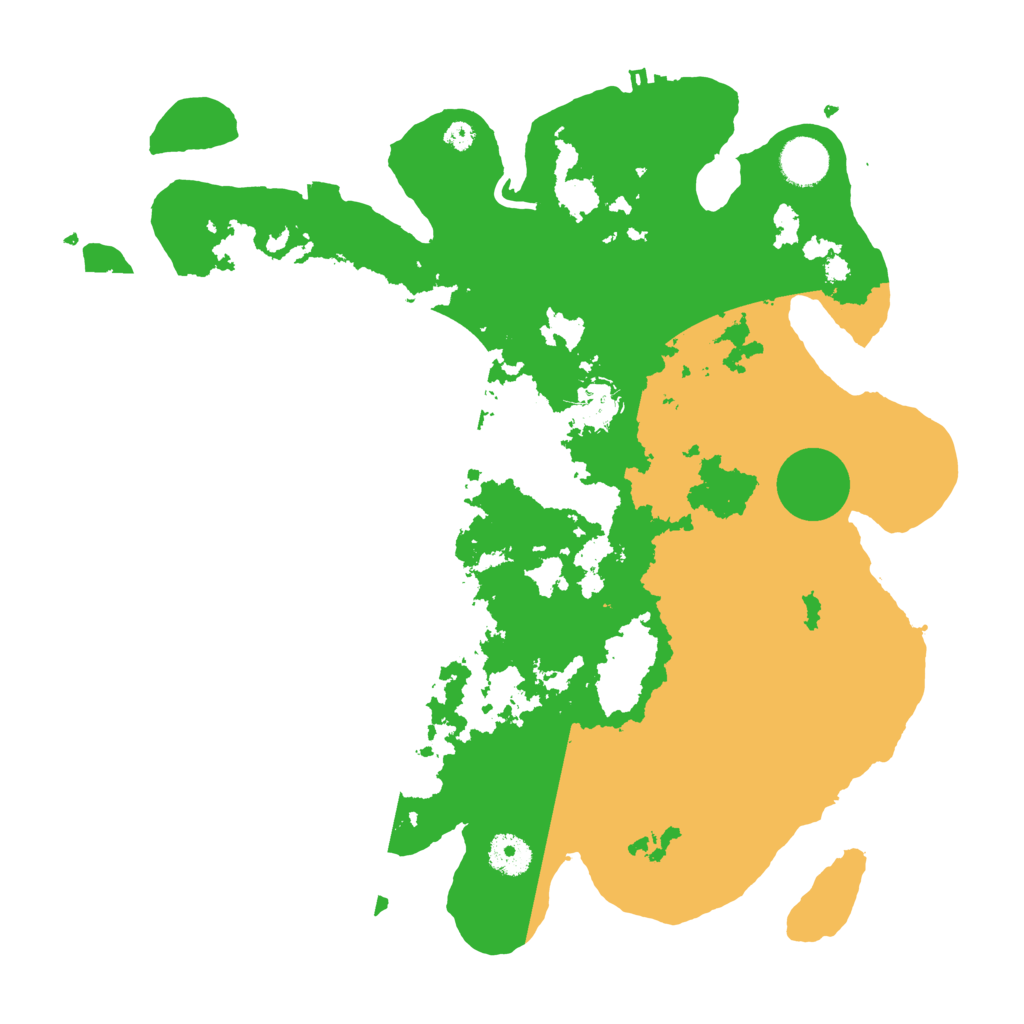 Biome Rust Map: Procedural Map, Size: 3700, Seed: 4567