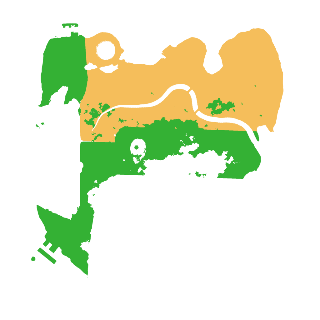 Biome Rust Map: Procedural Map, Size: 3000, Seed: 30718