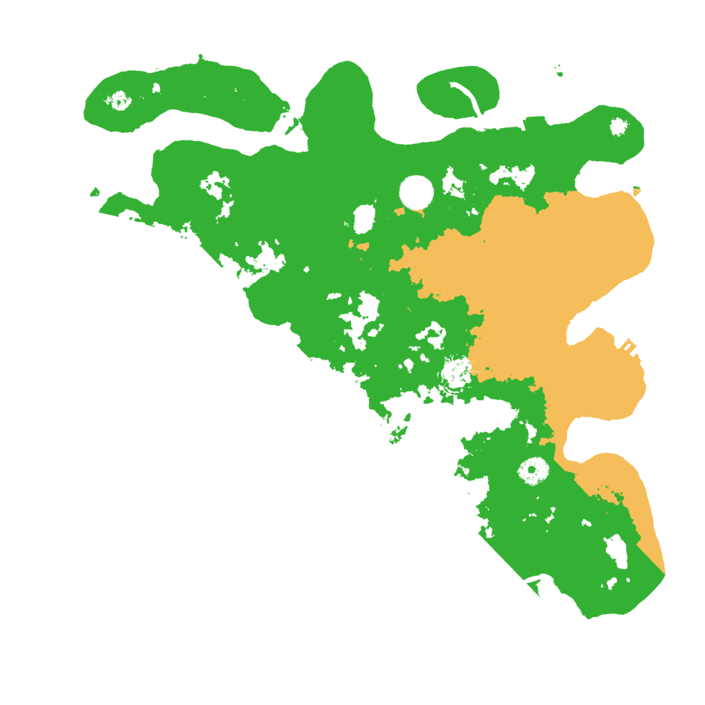 Biome Rust Map: Procedural Map, Size: 3700, Seed: 59926945