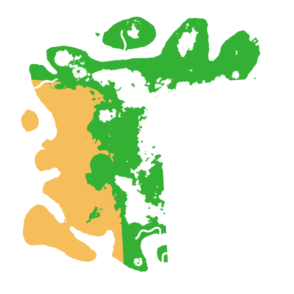 Biome Rust Map: Procedural Map, Size: 3500, Seed: 818576112