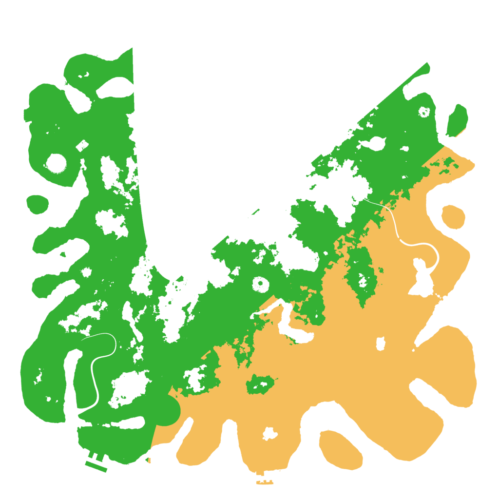 Biome Rust Map: Procedural Map, Size: 4500, Seed: 191978