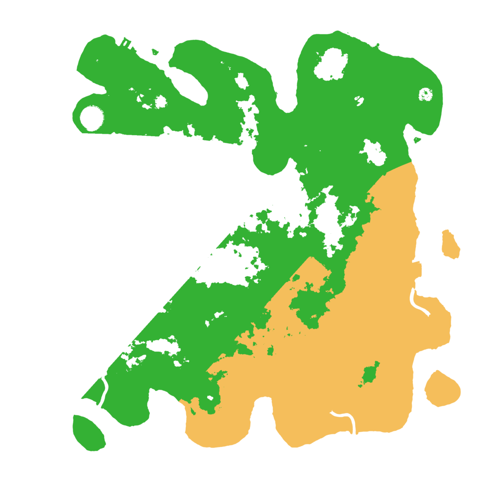 Biome Rust Map: Procedural Map, Size: 3700, Seed: 283072363