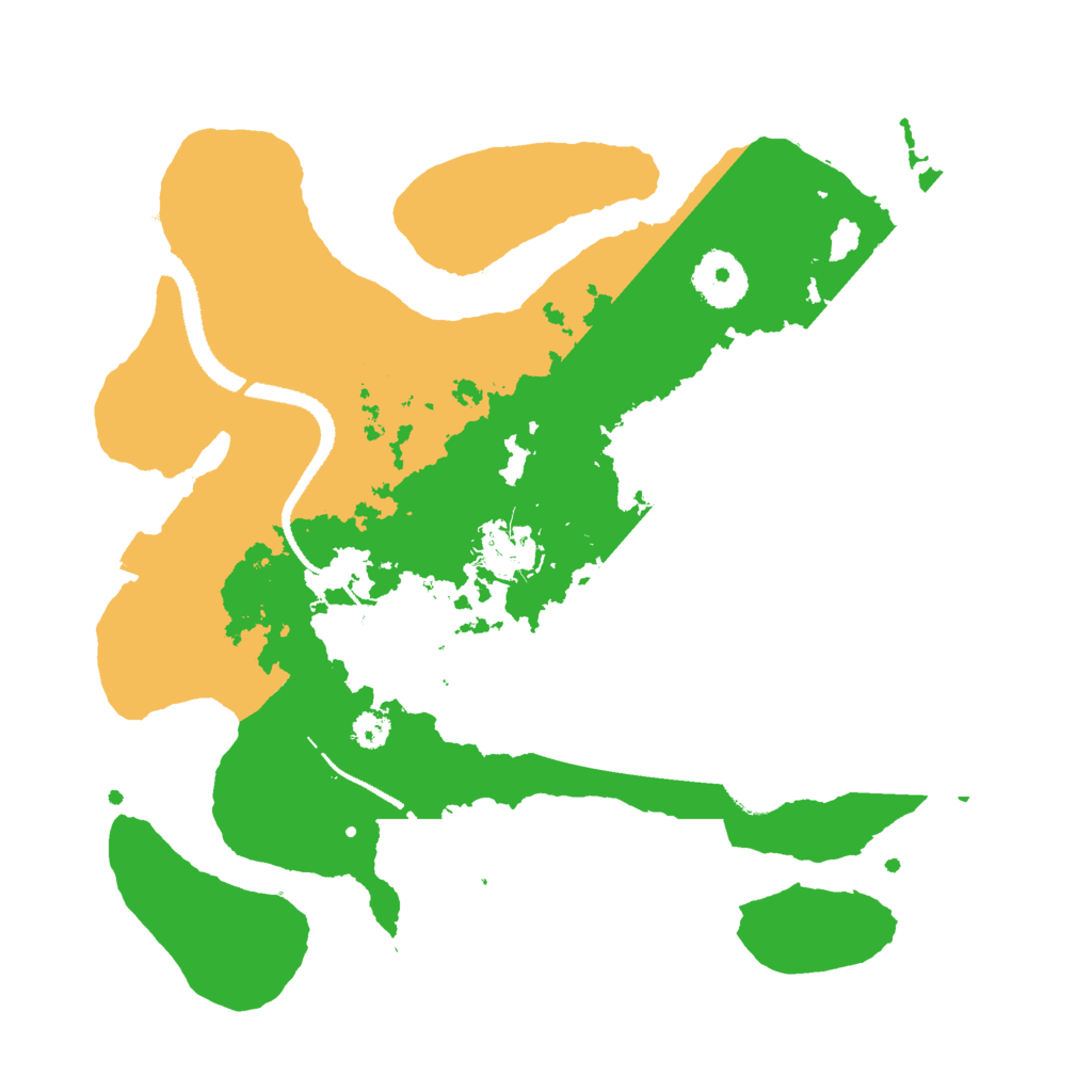 Biome Rust Map: Procedural Map, Size: 3000, Seed: 1621058529