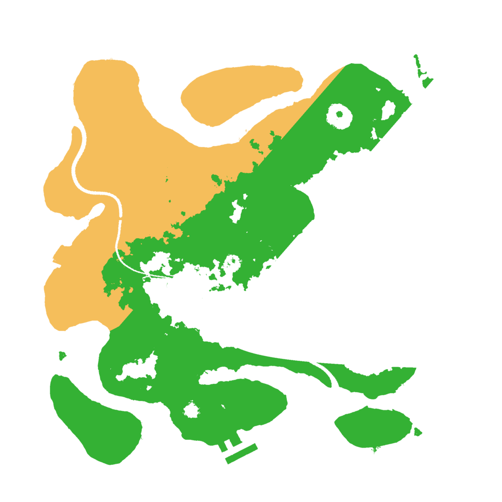 Biome Rust Map: Procedural Map, Size: 3000, Seed: 1621058529