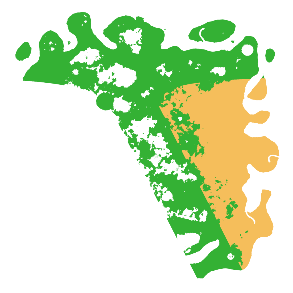 Biome Rust Map: Procedural Map, Size: 4500, Seed: 245929