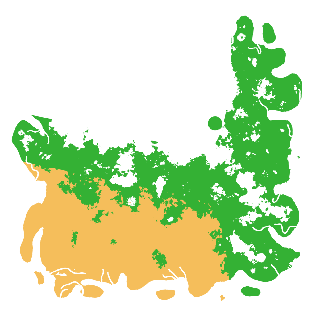Biome Rust Map: Procedural Map, Size: 6000, Seed: 853259411