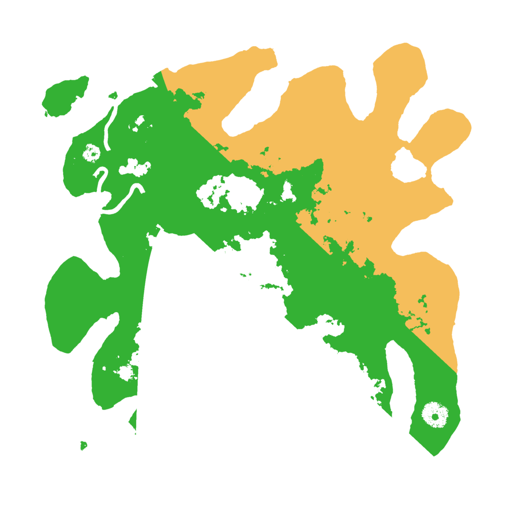 Biome Rust Map: Procedural Map, Size: 3000, Seed: 73017851