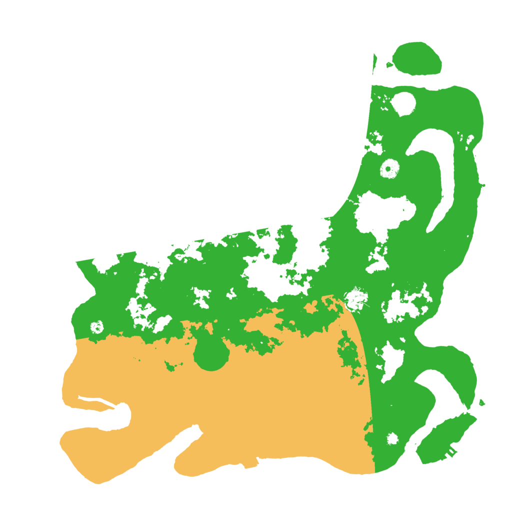 Biome Rust Map: Procedural Map, Size: 4000, Seed: 1415421212