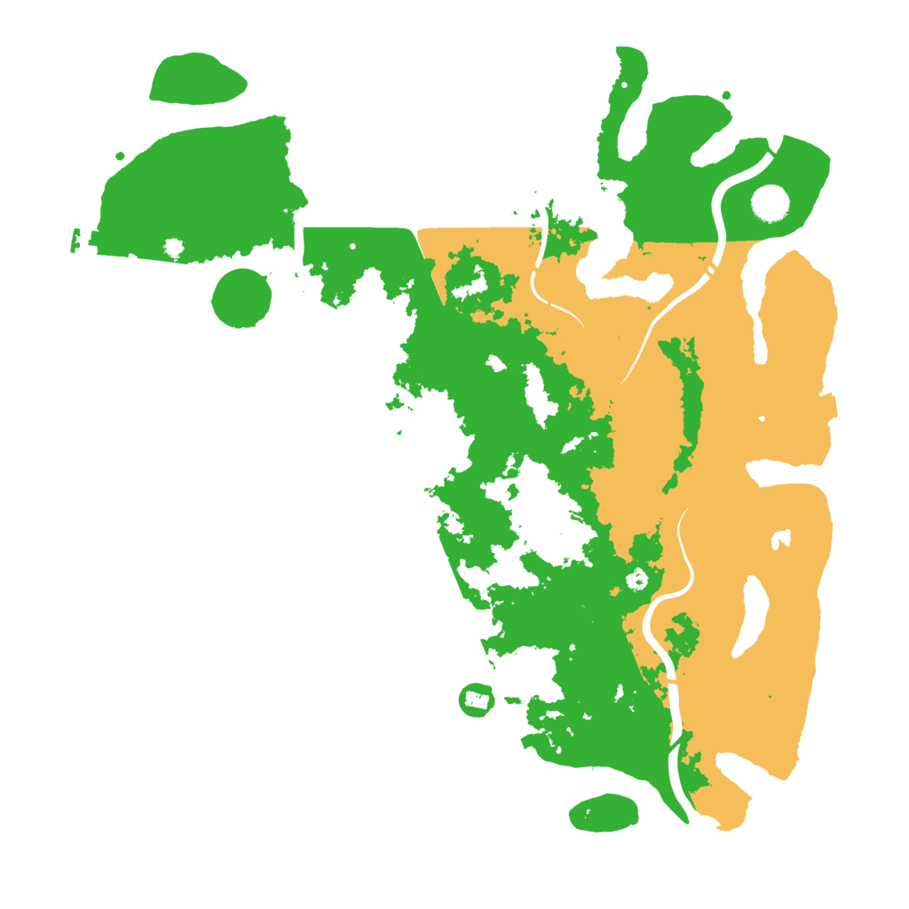 Biome Rust Map: Procedural Map, Size: 4250, Seed: 730517703