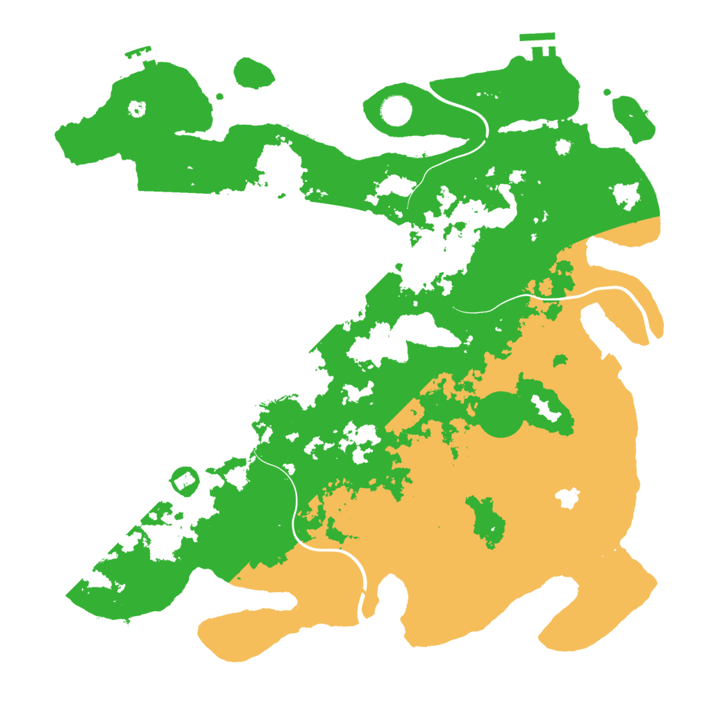 Biome Rust Map: Procedural Map, Size: 4050, Seed: 1090343871