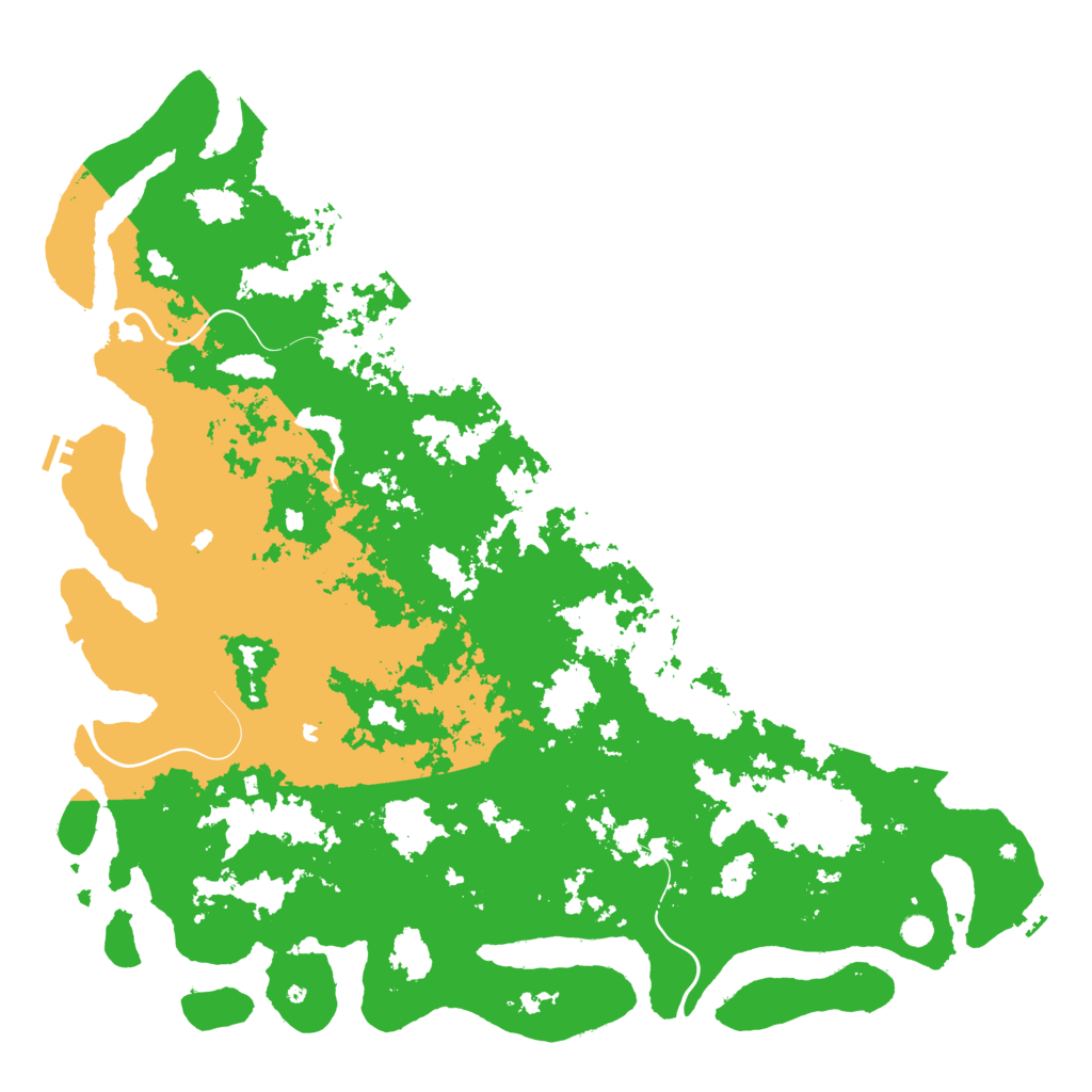 Biome Rust Map: Procedural Map, Size: 6000, Seed: 489212147
