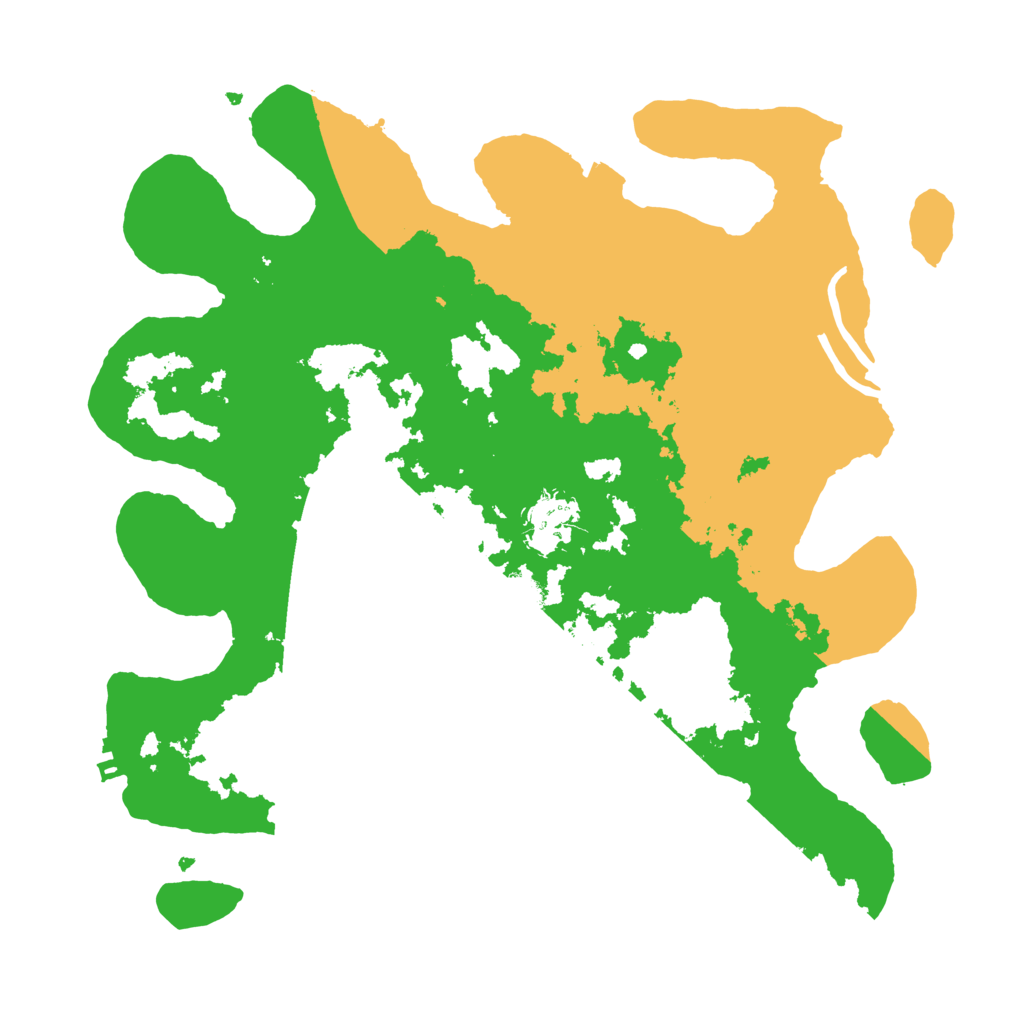Biome Rust Map: Procedural Map, Size: 3250, Seed: 24009