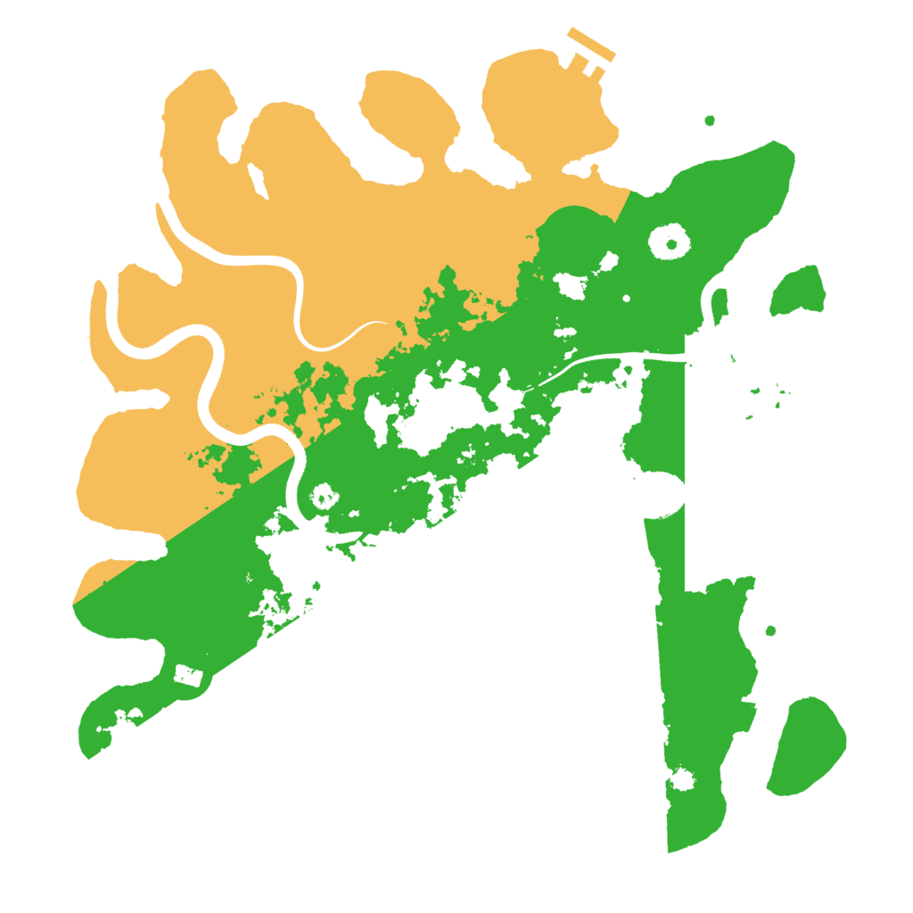 Biome Rust Map: Procedural Map, Size: 3550, Seed: 761994