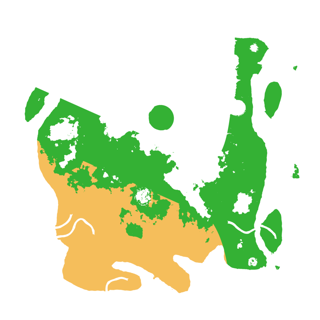 Biome Rust Map: Procedural Map, Size: 3600, Seed: 28889076