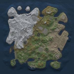 Thumbnail Rust Map: Procedural Map, Size: 3500, Seed: 254959467, 16 Monuments