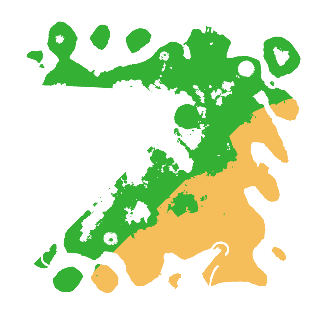 Biome Rust Map: Procedural Map, Size: 3500, Seed: 894575292