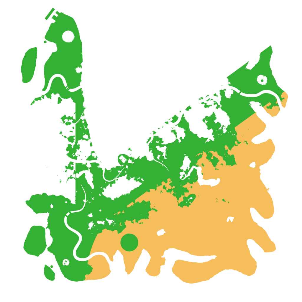 Biome Rust Map: Procedural Map, Size: 4500, Seed: 364155919
