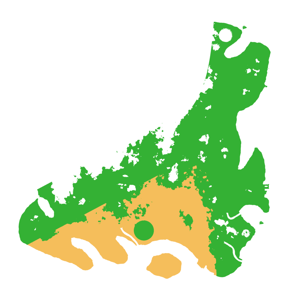 Biome Rust Map: Procedural Map, Size: 3900, Seed: 40480410