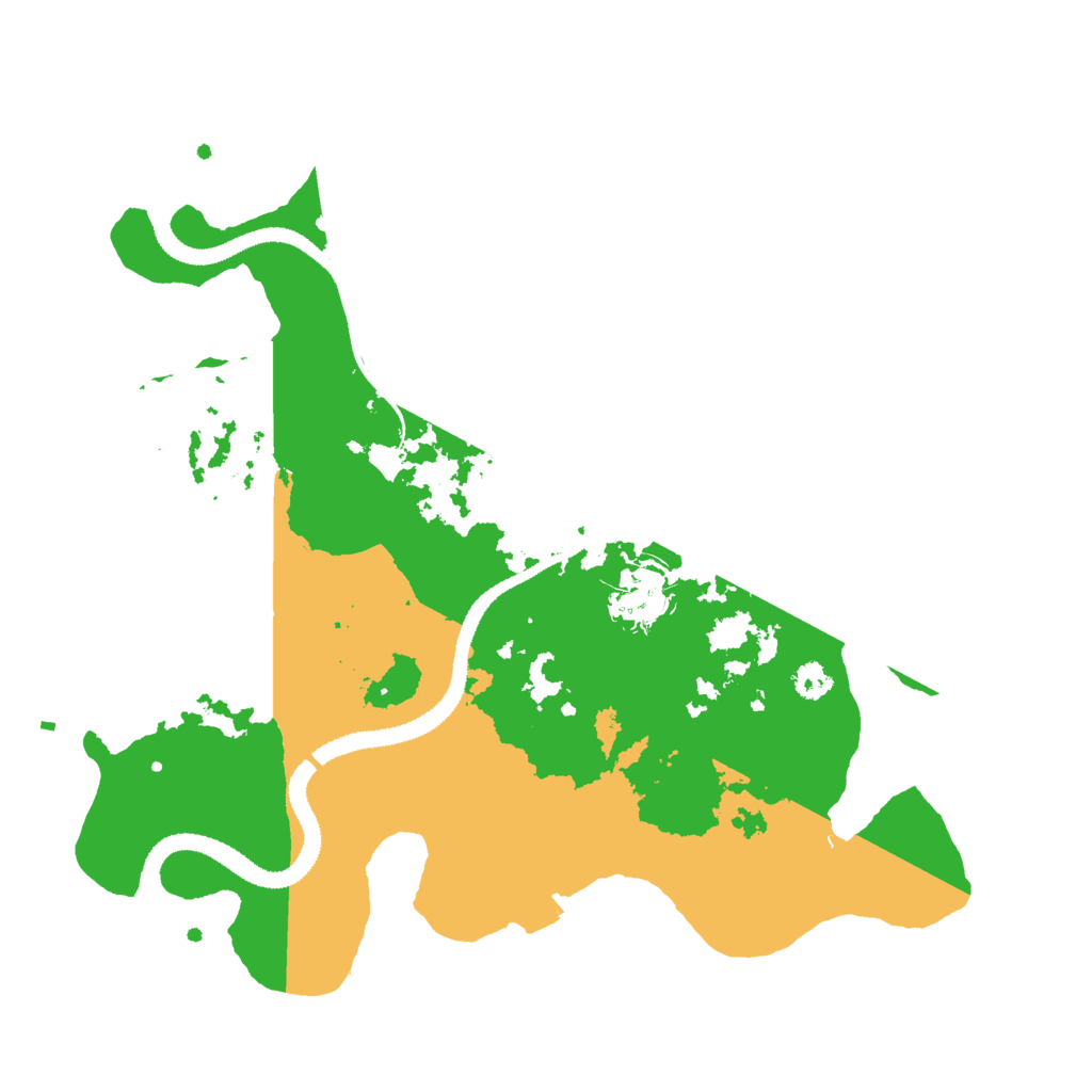 Biome Rust Map: Procedural Map, Size: 3000, Seed: 1182464580