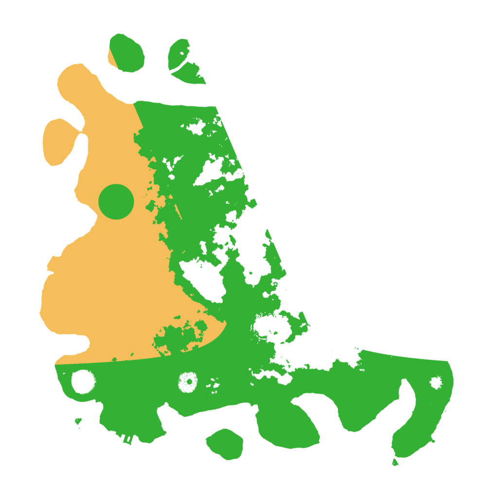 Biome Rust Map: Procedural Map, Size: 3700, Seed: 376423604