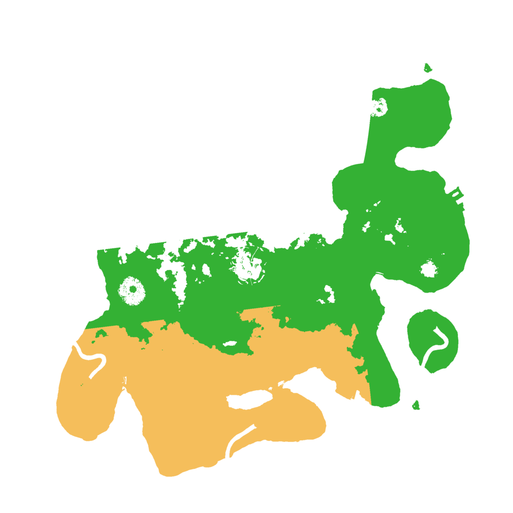 Biome Rust Map: Procedural Map, Size: 2900, Seed: 7638857