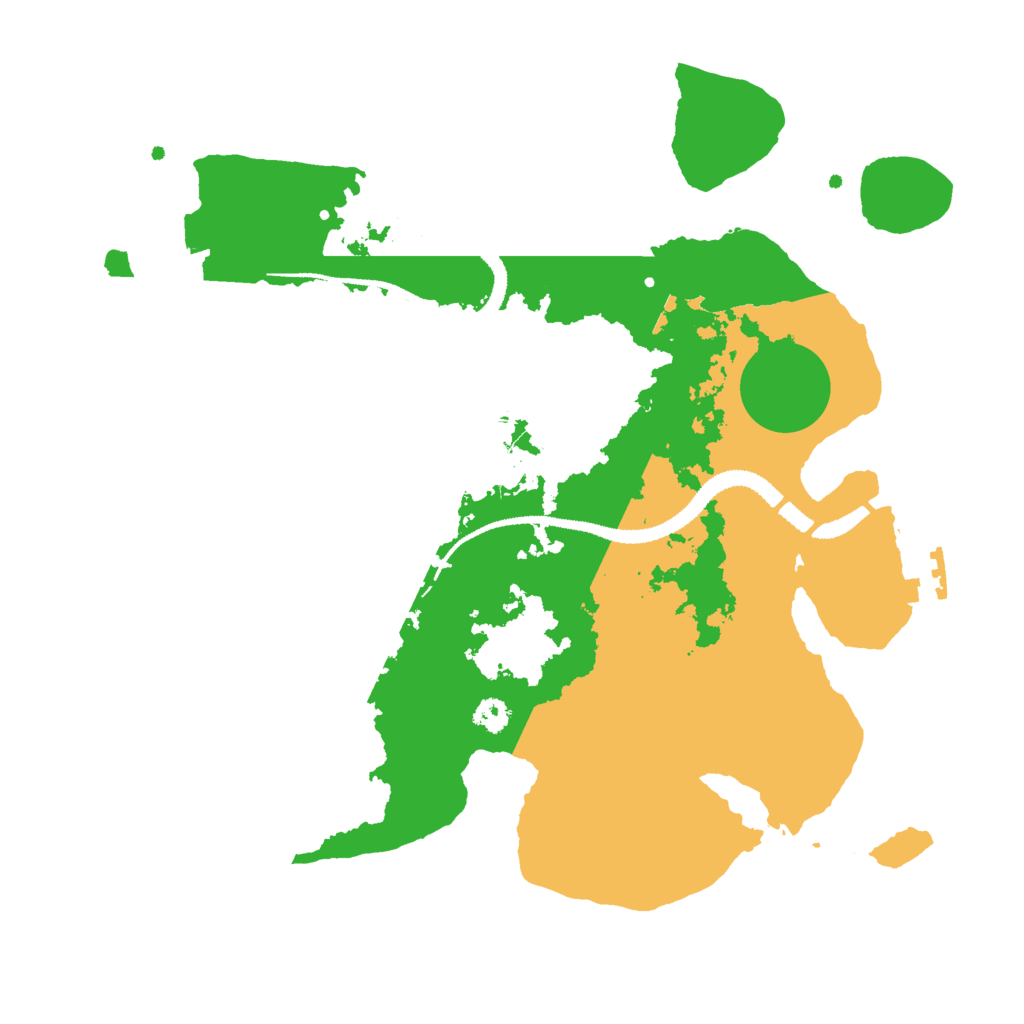 Biome Rust Map: Procedural Map, Size: 3000, Seed: 19150