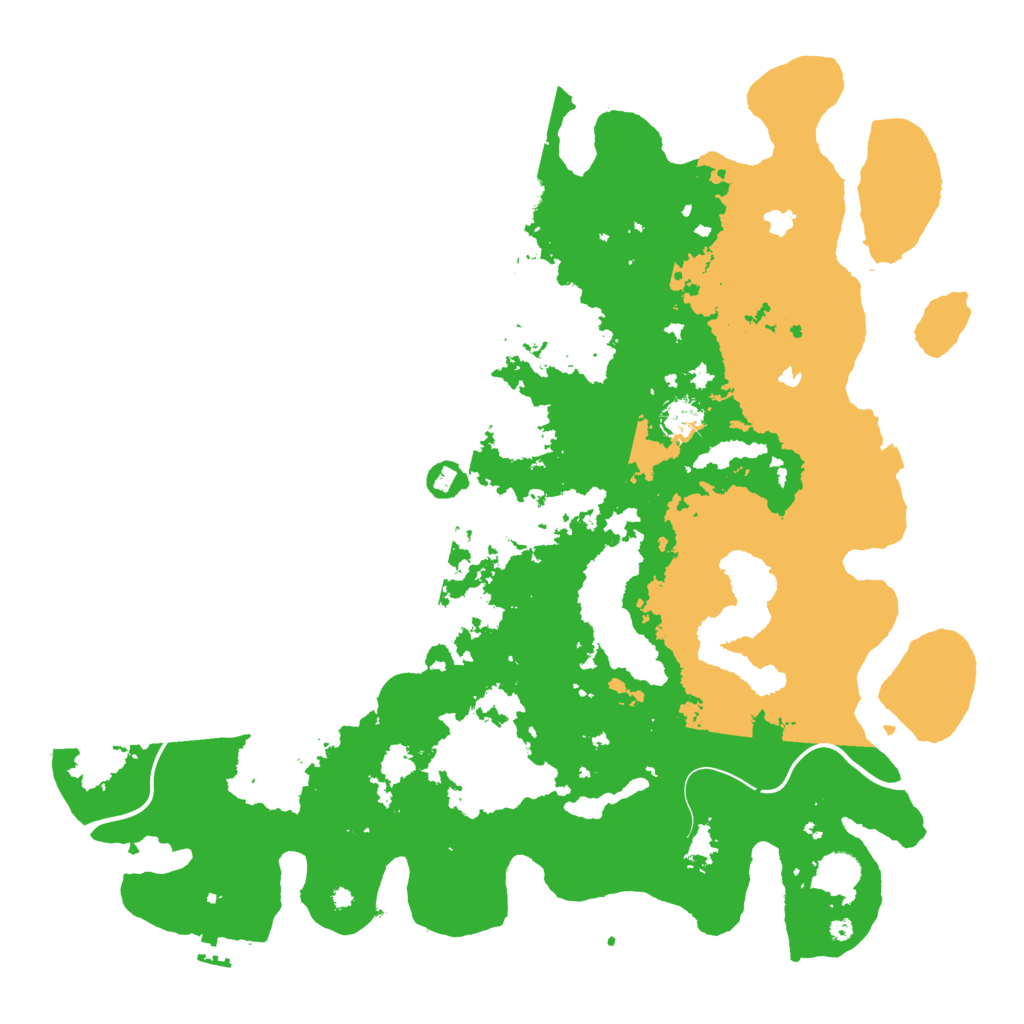 Biome Rust Map: Procedural Map, Size: 4500, Seed: 1277997326