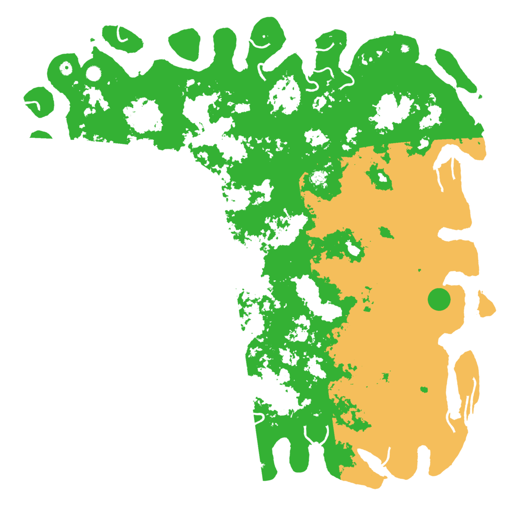 Biome Rust Map: Procedural Map, Size: 6000, Seed: 167134