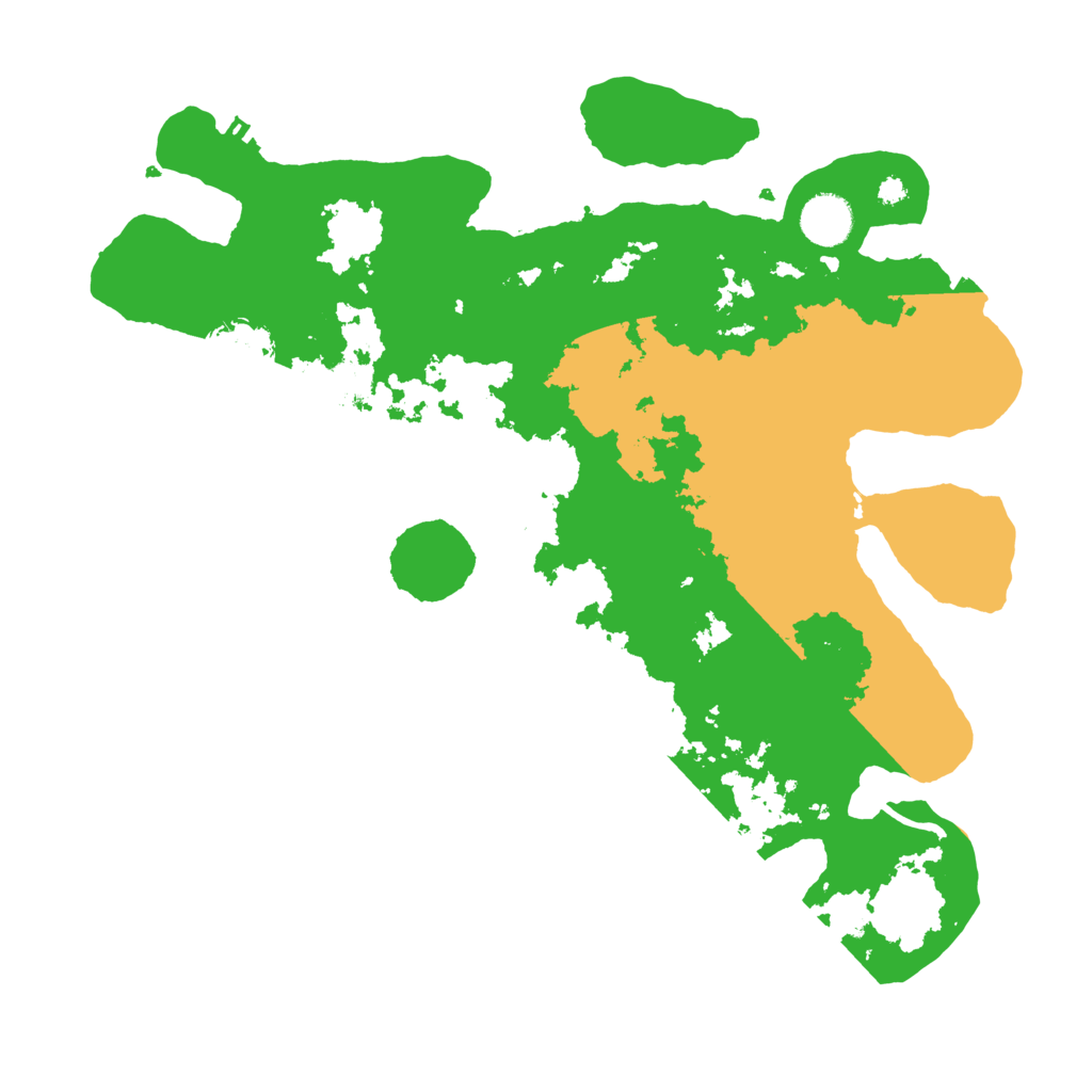 Biome Rust Map: Procedural Map, Size: 3700, Seed: 228856750