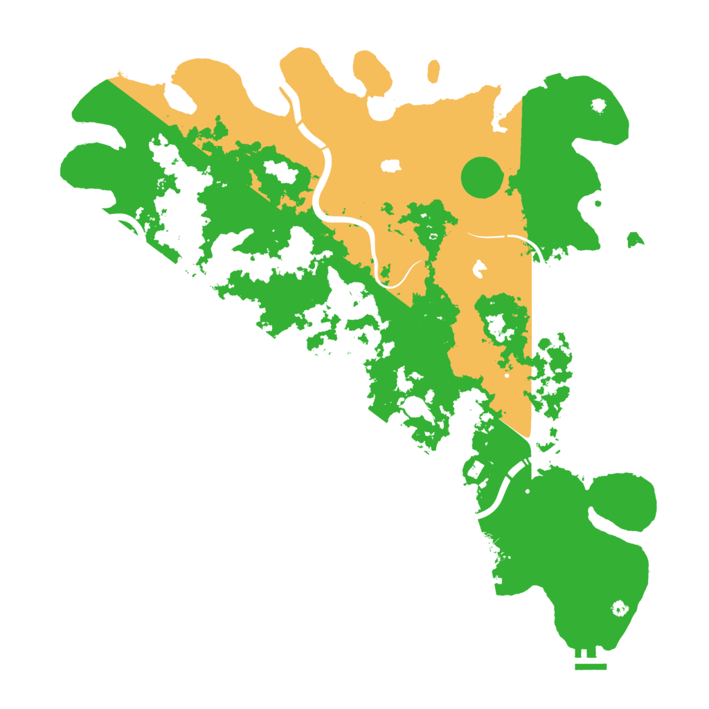 Biome Rust Map: Procedural Map, Size: 4500, Seed: 6435871