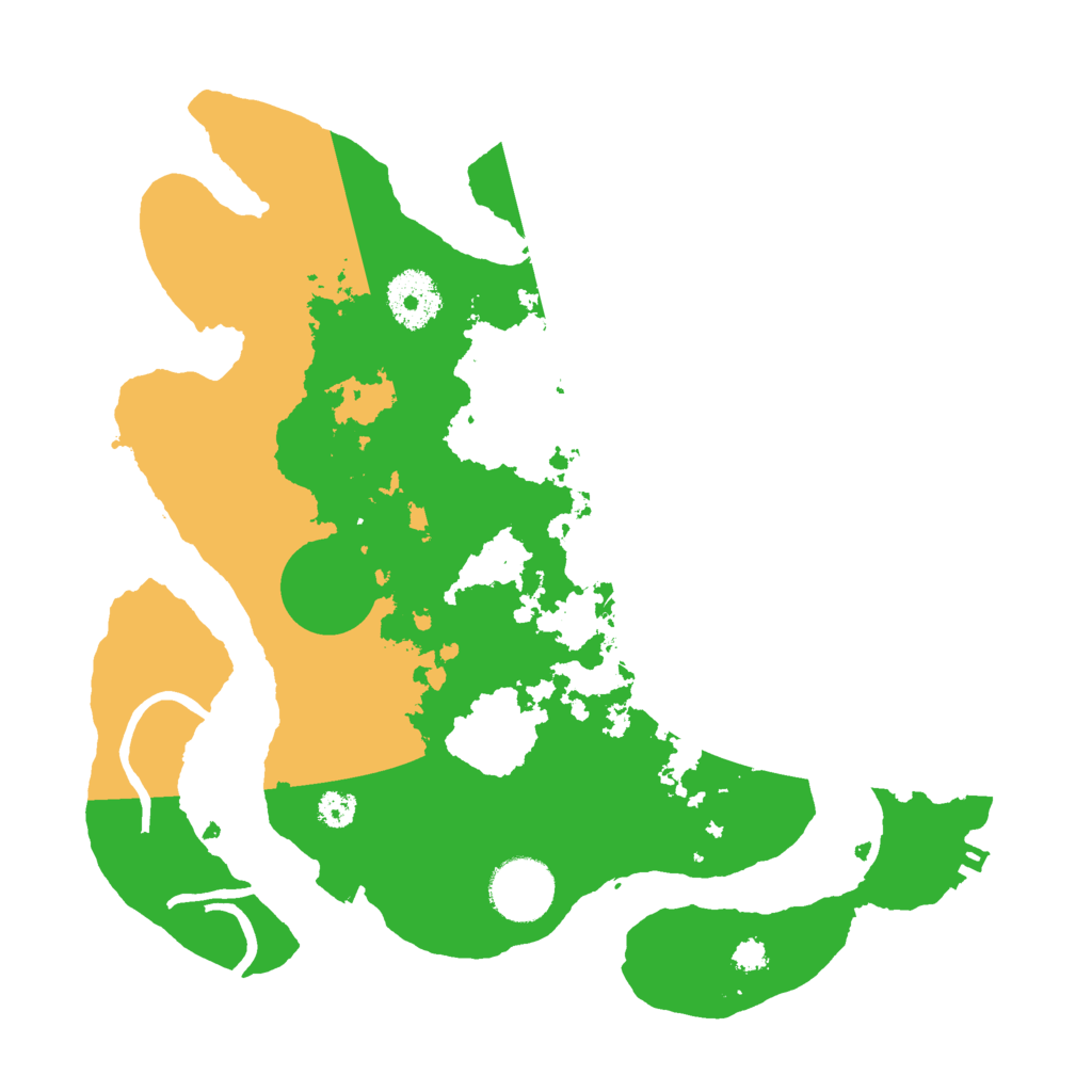 Biome Rust Map: Procedural Map, Size: 3000, Seed: 989943278