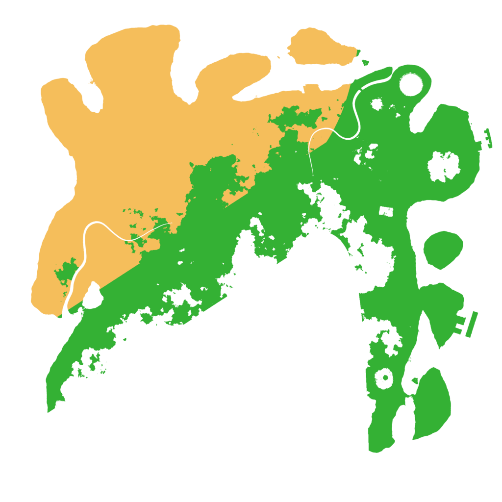 Biome Rust Map: Procedural Map, Size: 3850, Seed: 1222215574