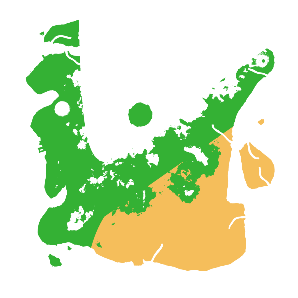 Biome Rust Map: Procedural Map, Size: 3500, Seed: 705035143