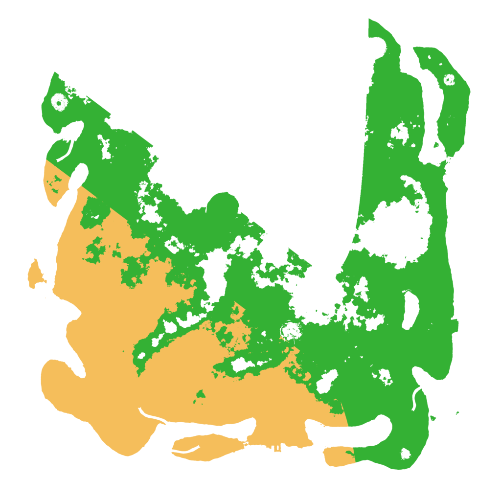 Biome Rust Map: Procedural Map, Size: 4500, Seed: 1684503308